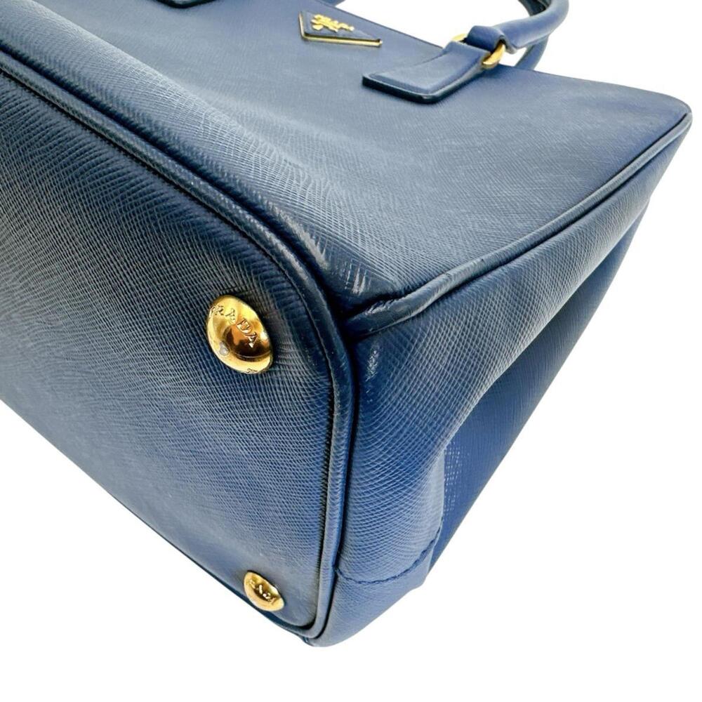 PRADA Blue Leather Shoulder Bag - Picture 7 of 16